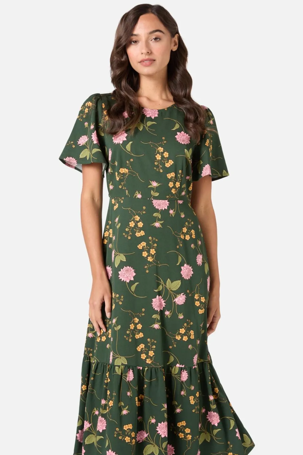 Esmerelda Floral Midi Dress