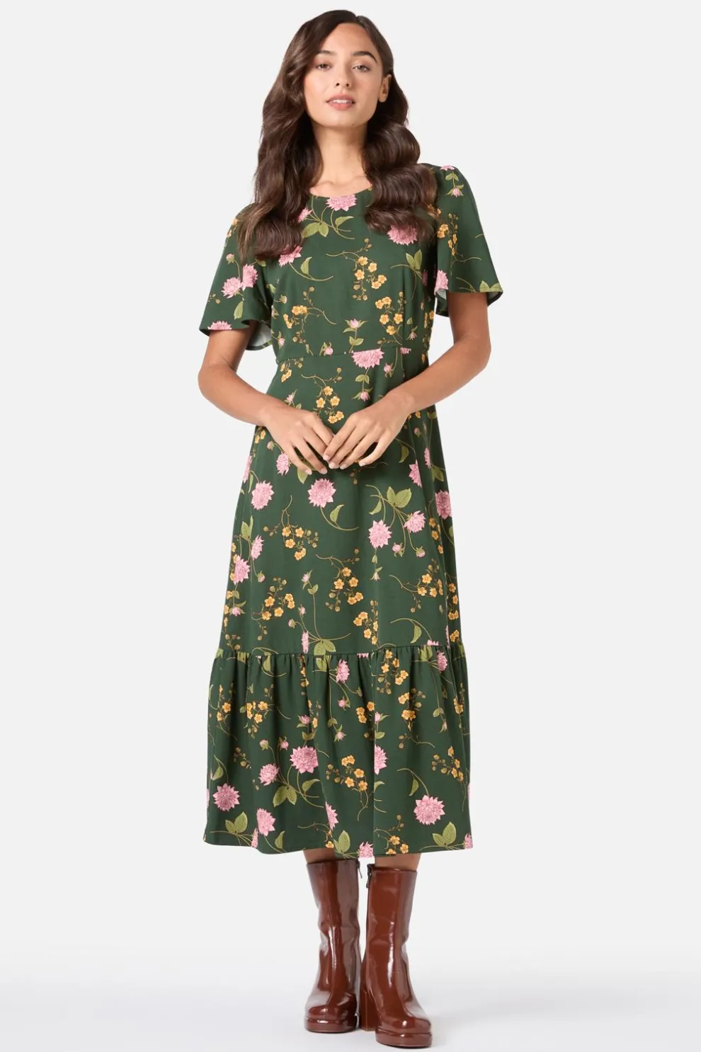 Esmerelda Floral Midi Dress