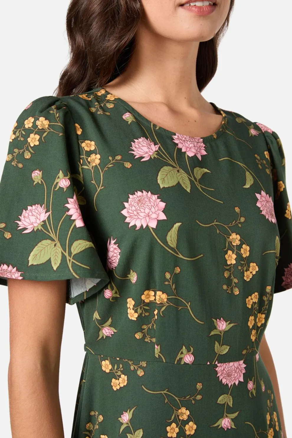Esmerelda Floral Midi Dress