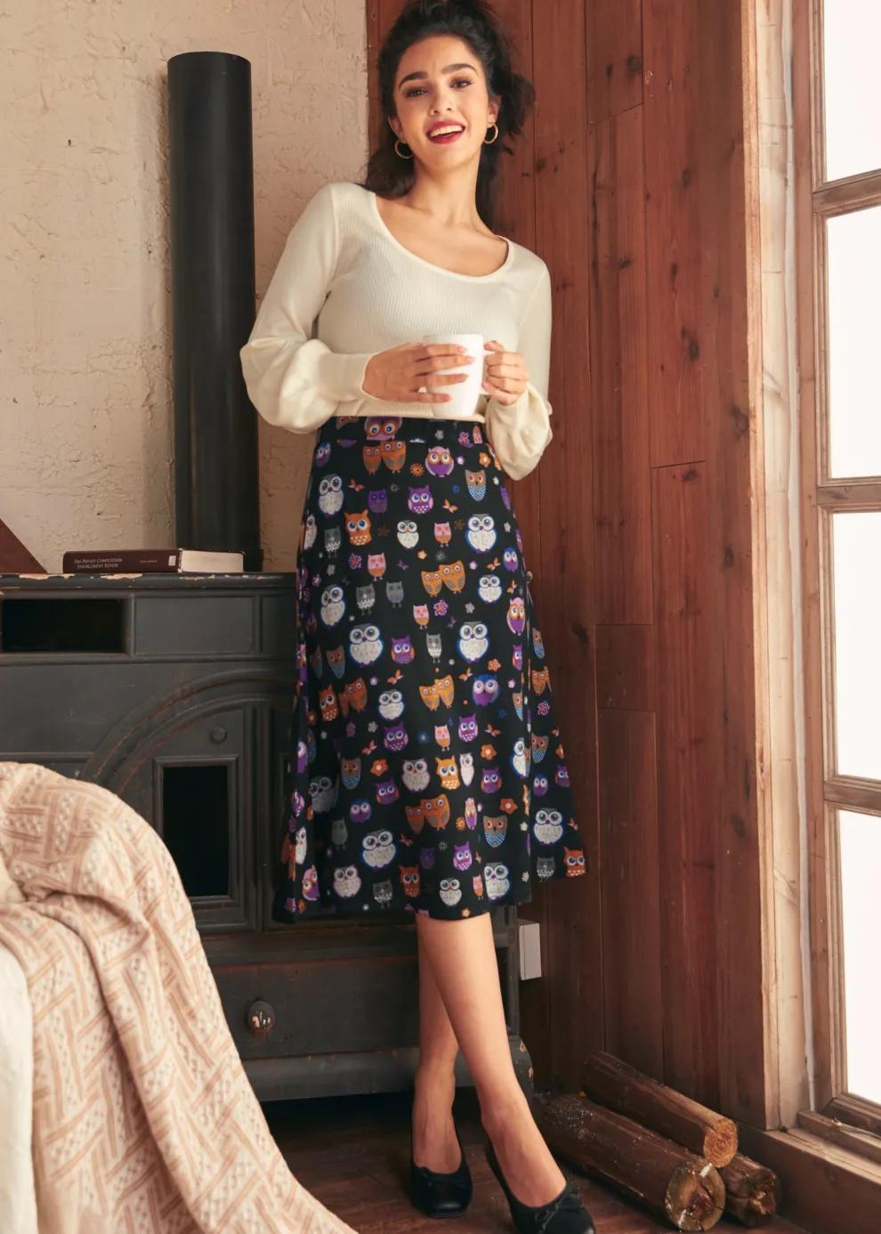 Excellence Attained Knit Midi Skirt