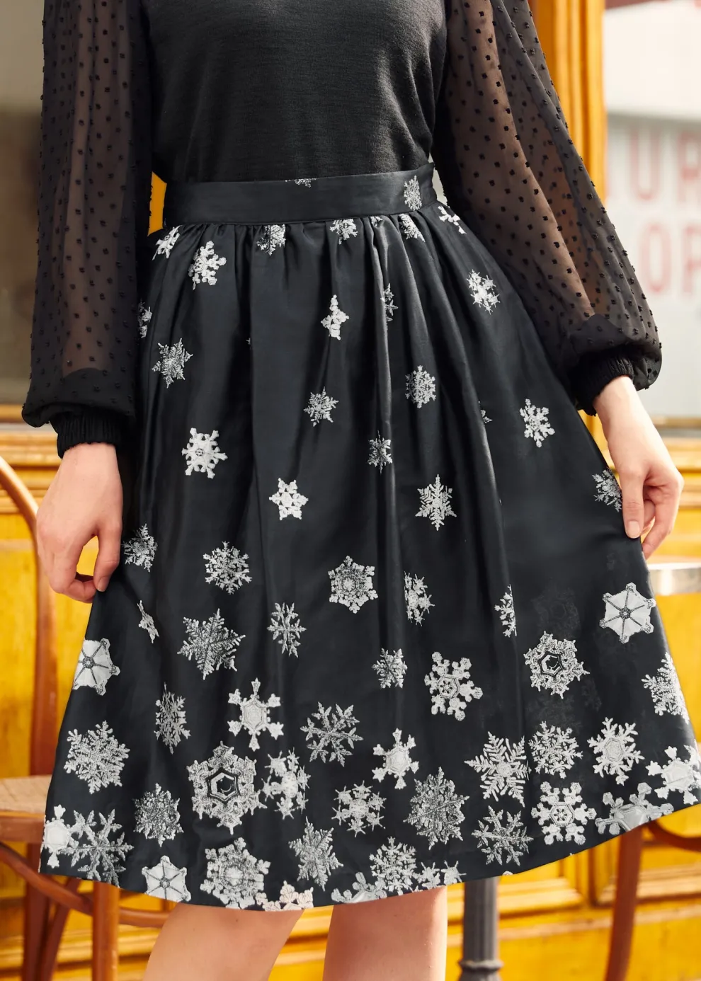 Falling For Winter A-Line Skirt