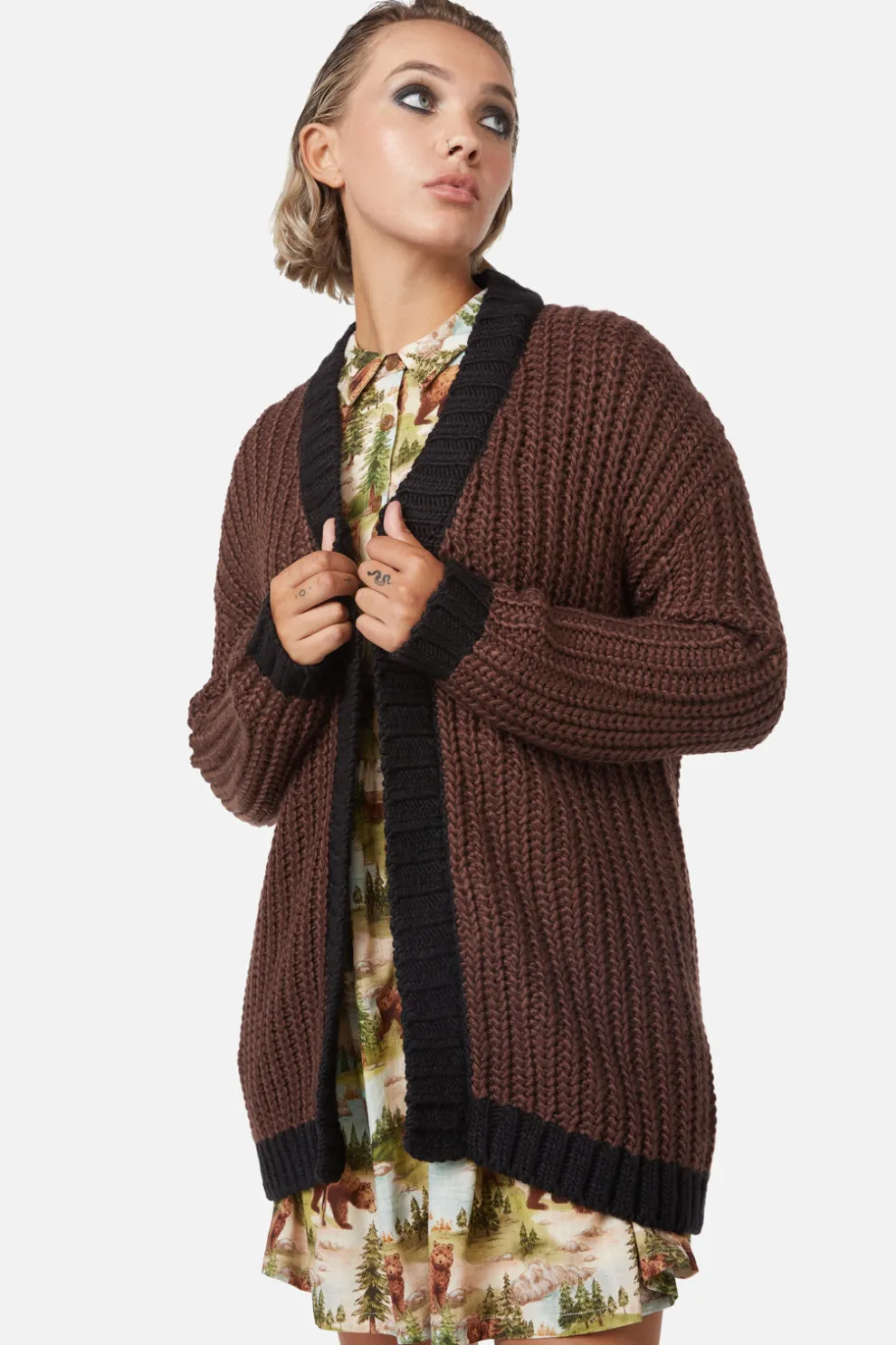 Field Work Chunky Knit Cardi