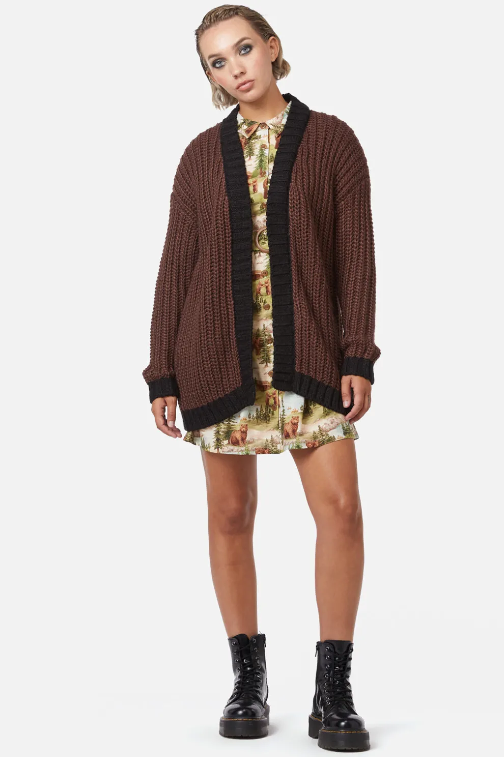 Field Work Chunky Knit Cardi