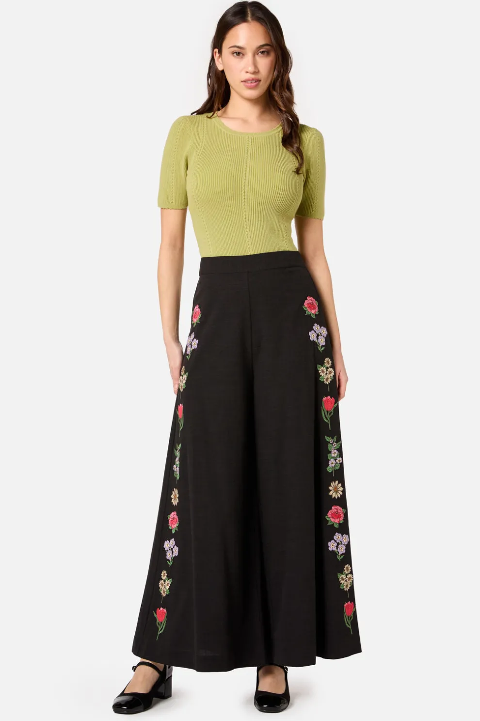 Fleur Embroidered Pant