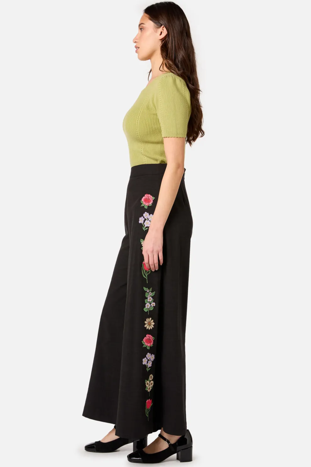 Fleur Embroidered Pant