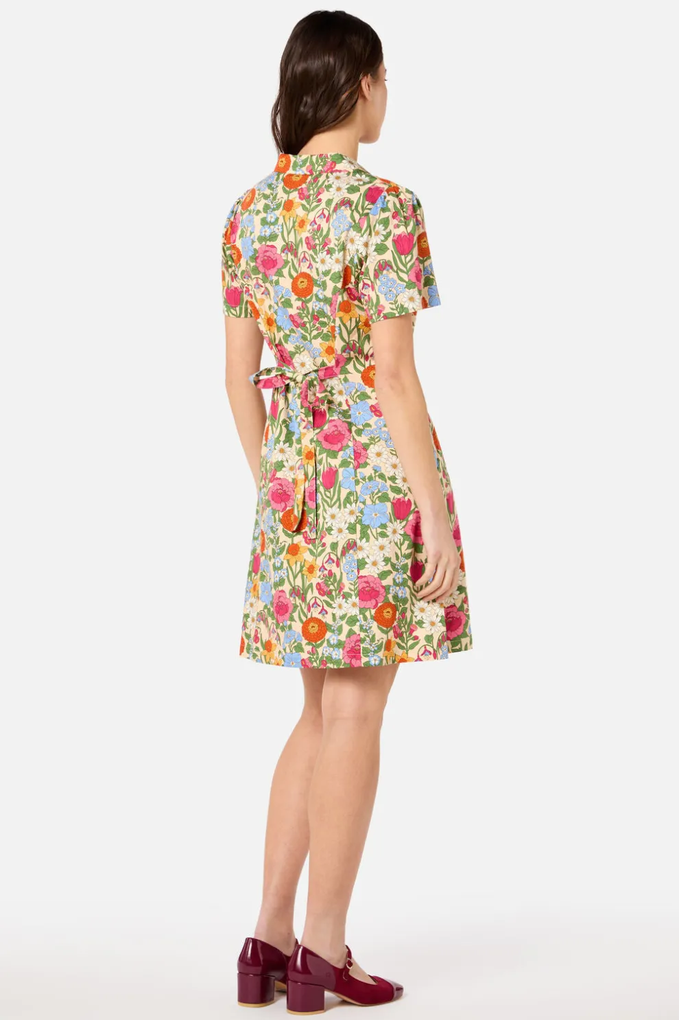 Floral Field Shirt Dress
