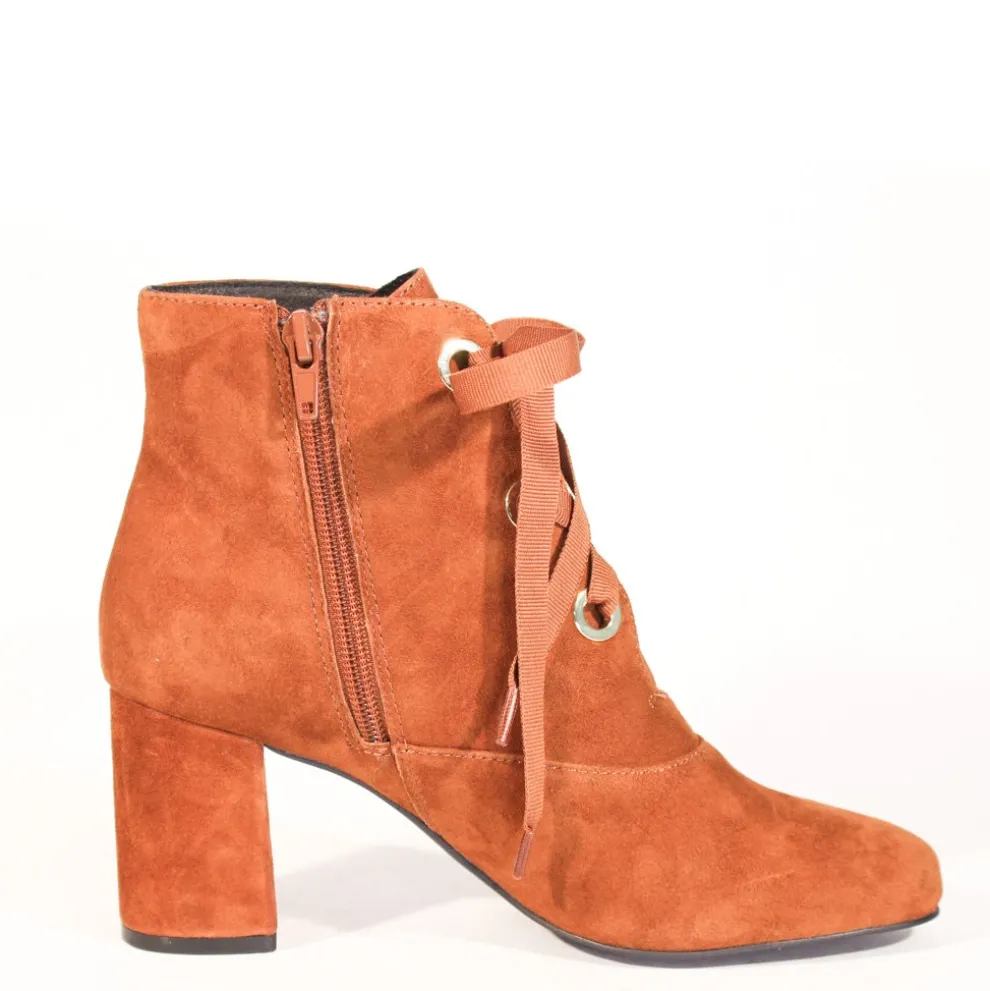 Flynn Suede Lace-Up Booties