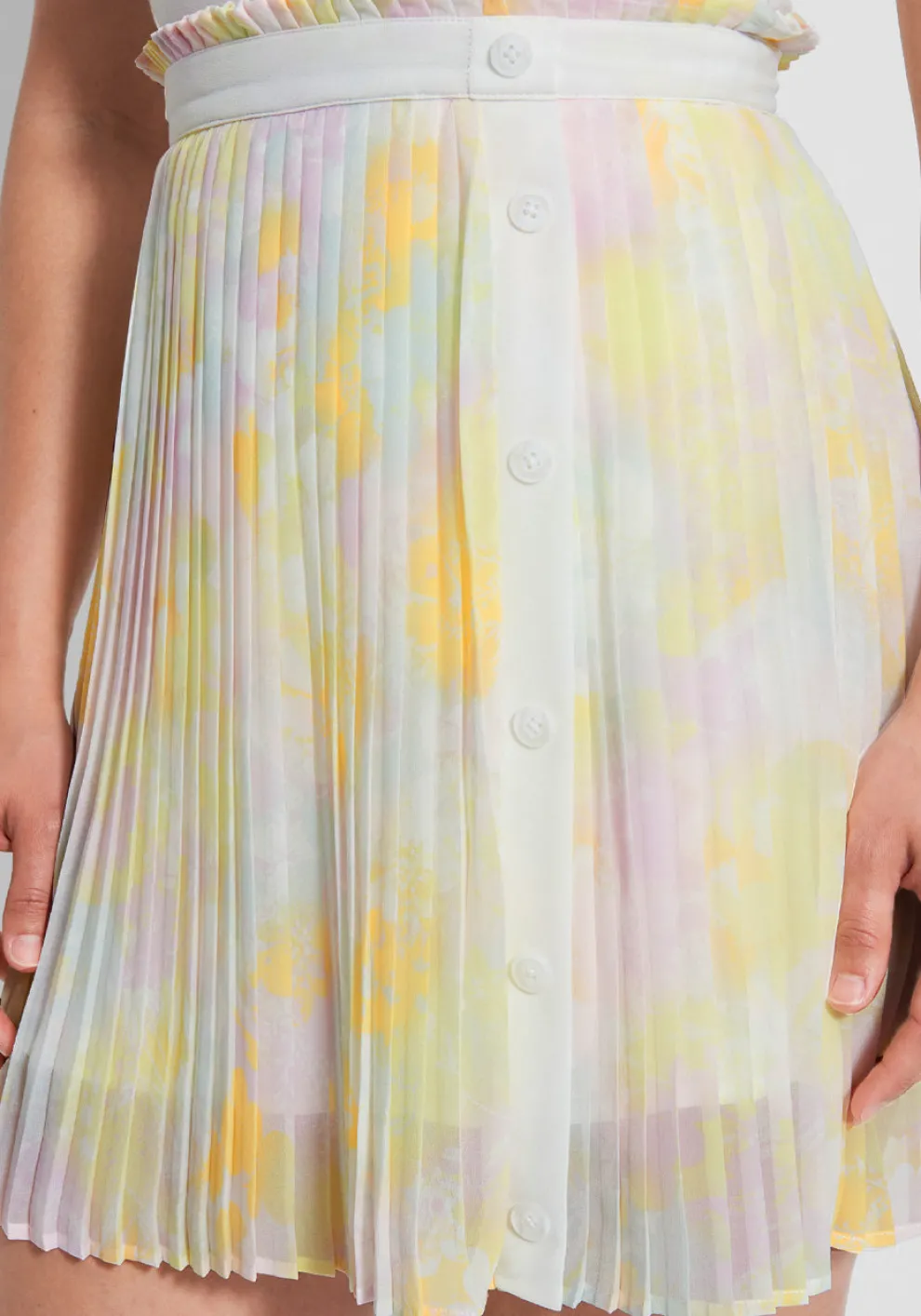 Frill Seeker Pleated Mini Skirt