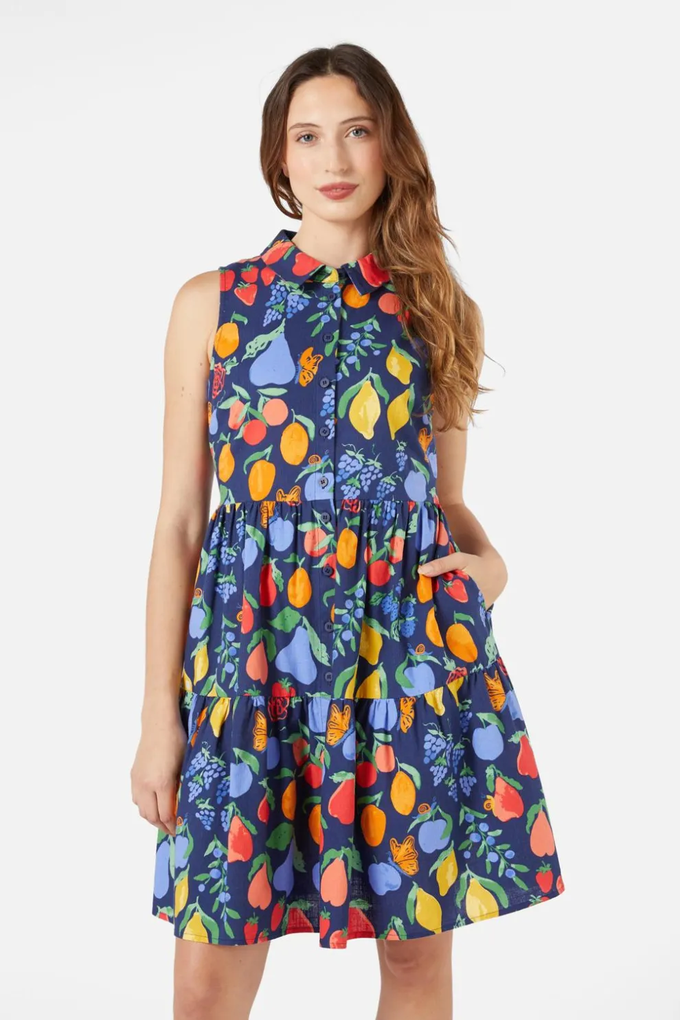 Fruit Bowl Shirt Dress