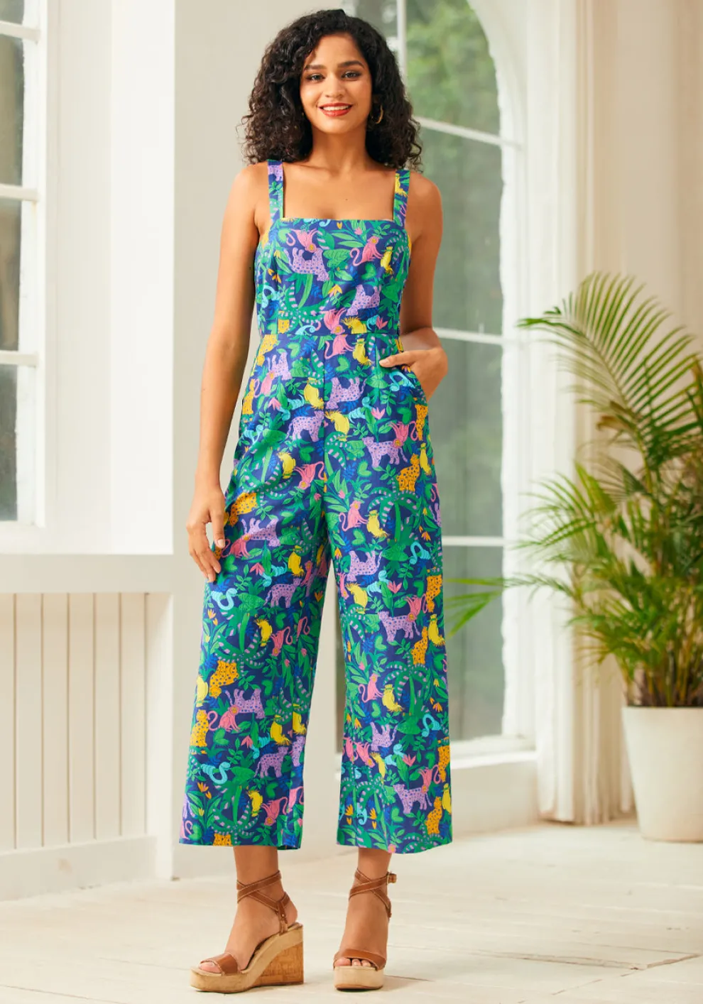 Funky Flare Jumpsuit