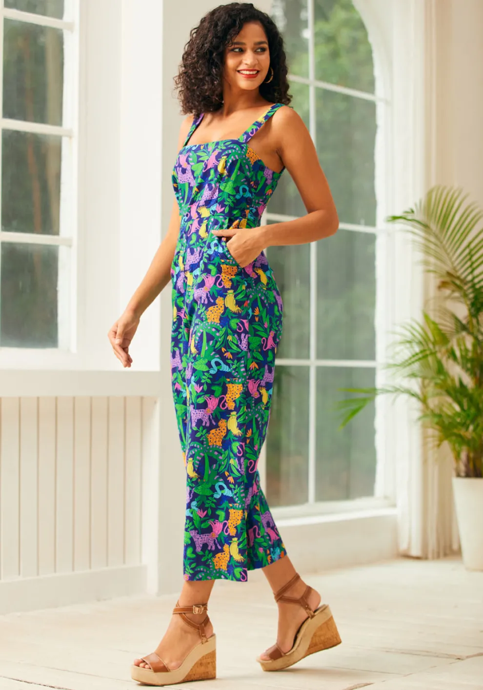 Funky Flare Jumpsuit
