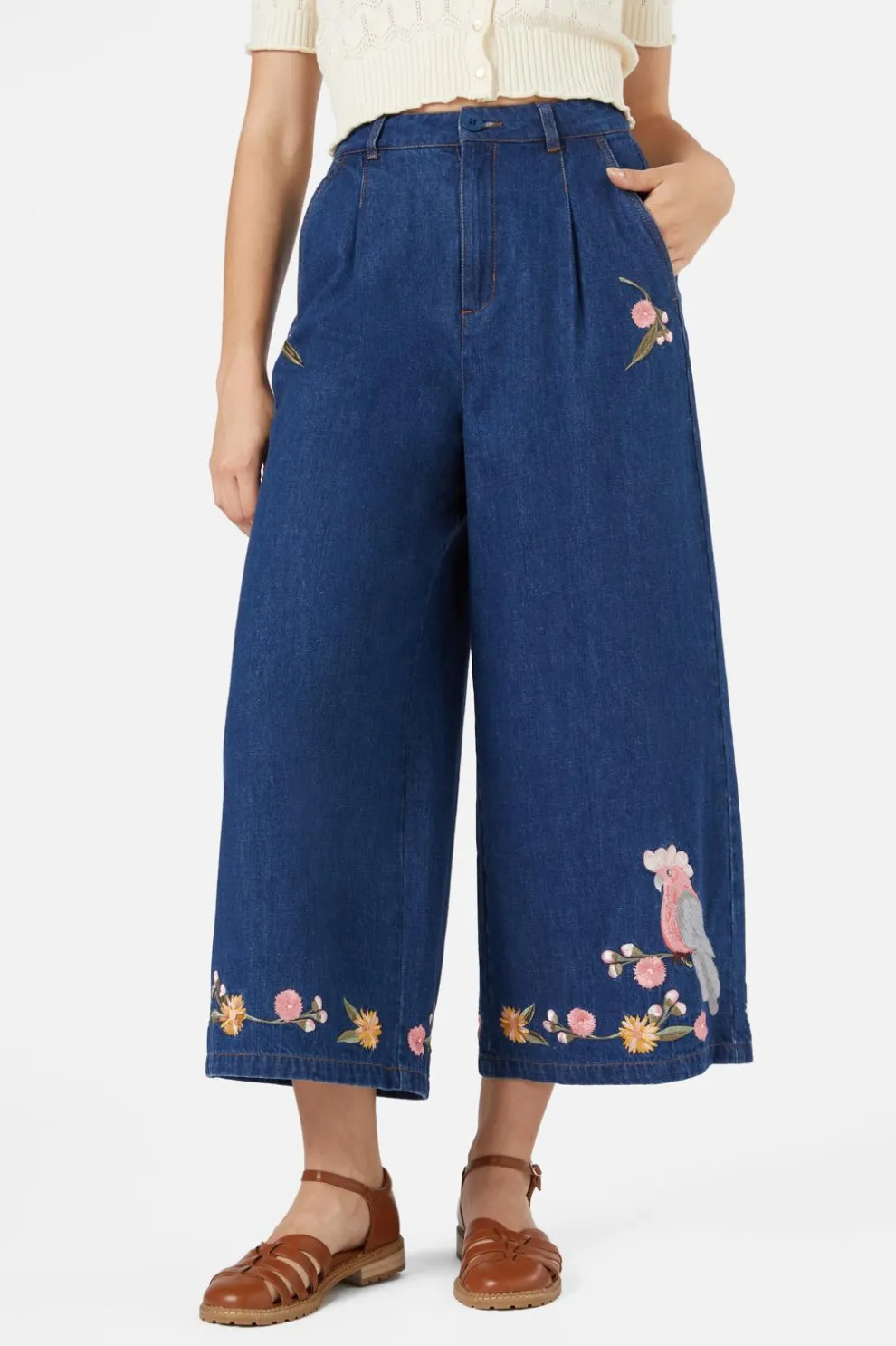 Galah Embroidered Culotte