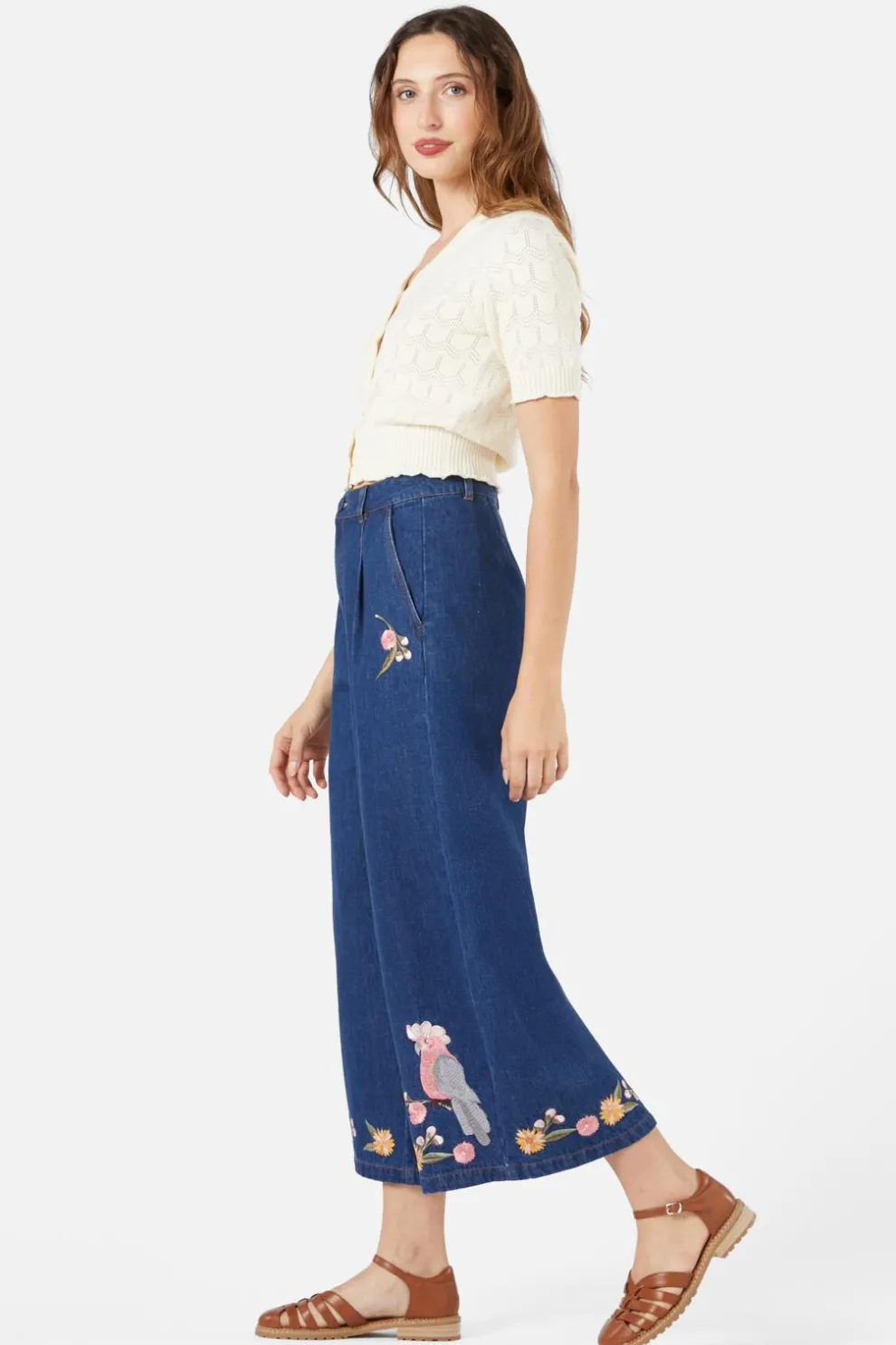 Galah Embroidered Culotte