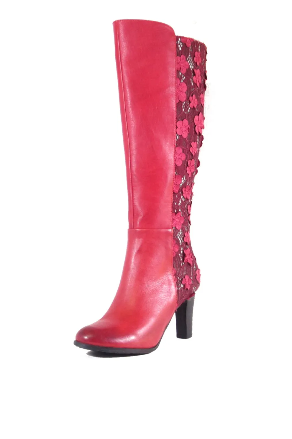Geller Floral Lace Boots