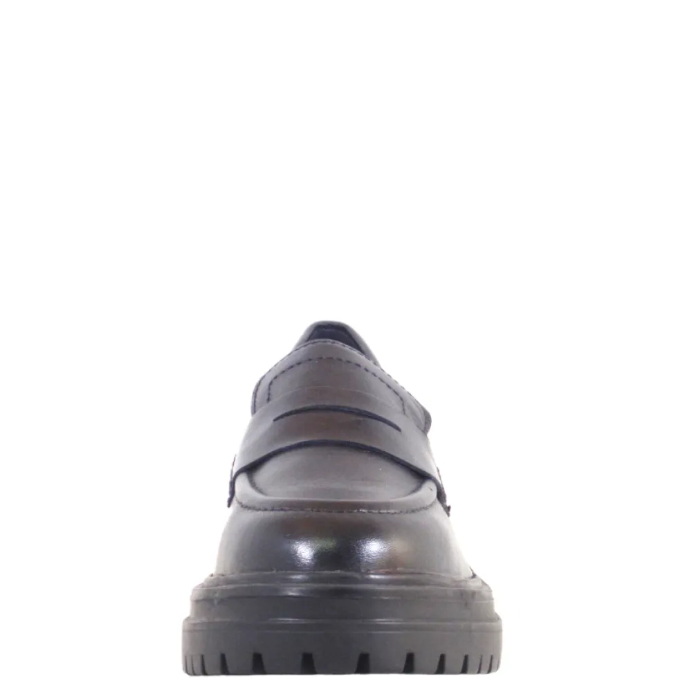 Giana Lug-Sole Penny Loafers