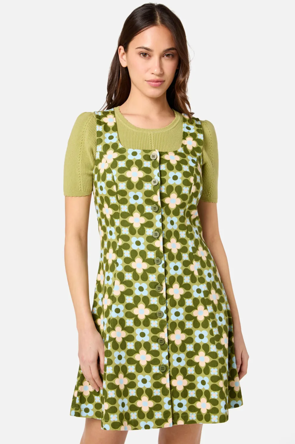 Ginny 60's Mini Pinafore