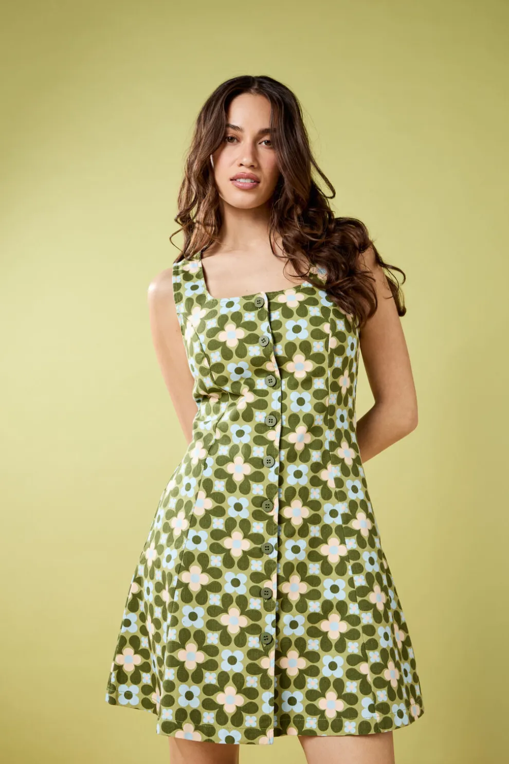 Ginny 60's Mini Pinafore