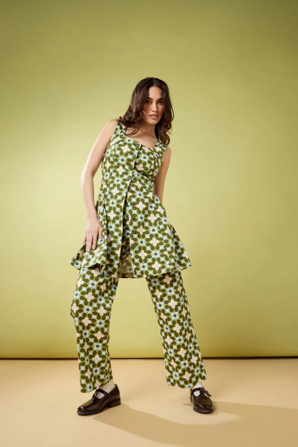 Ginny 60's Mini Pinafore