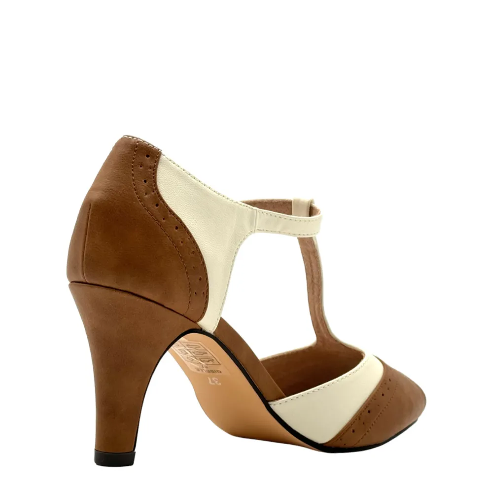 Giselle T-Strap Heels