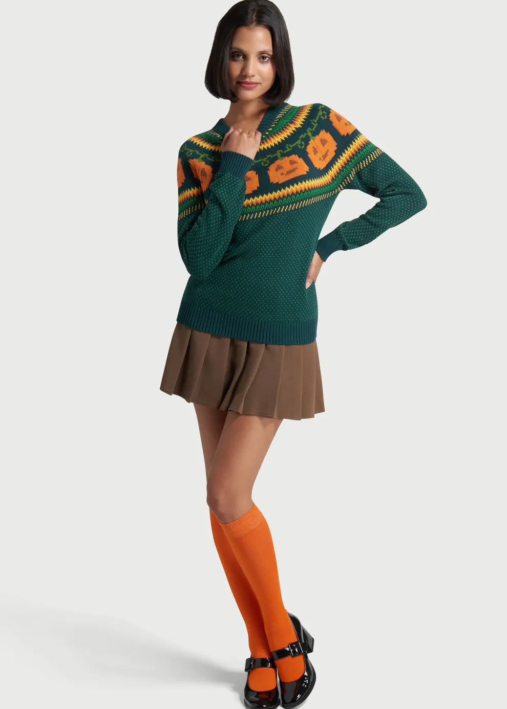 Give 'Em Pumpkin To Talk About Fair Isle Sweater
