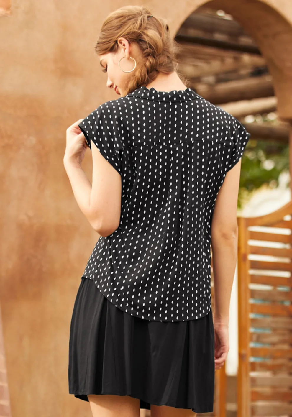 Glad You Collared Blouse