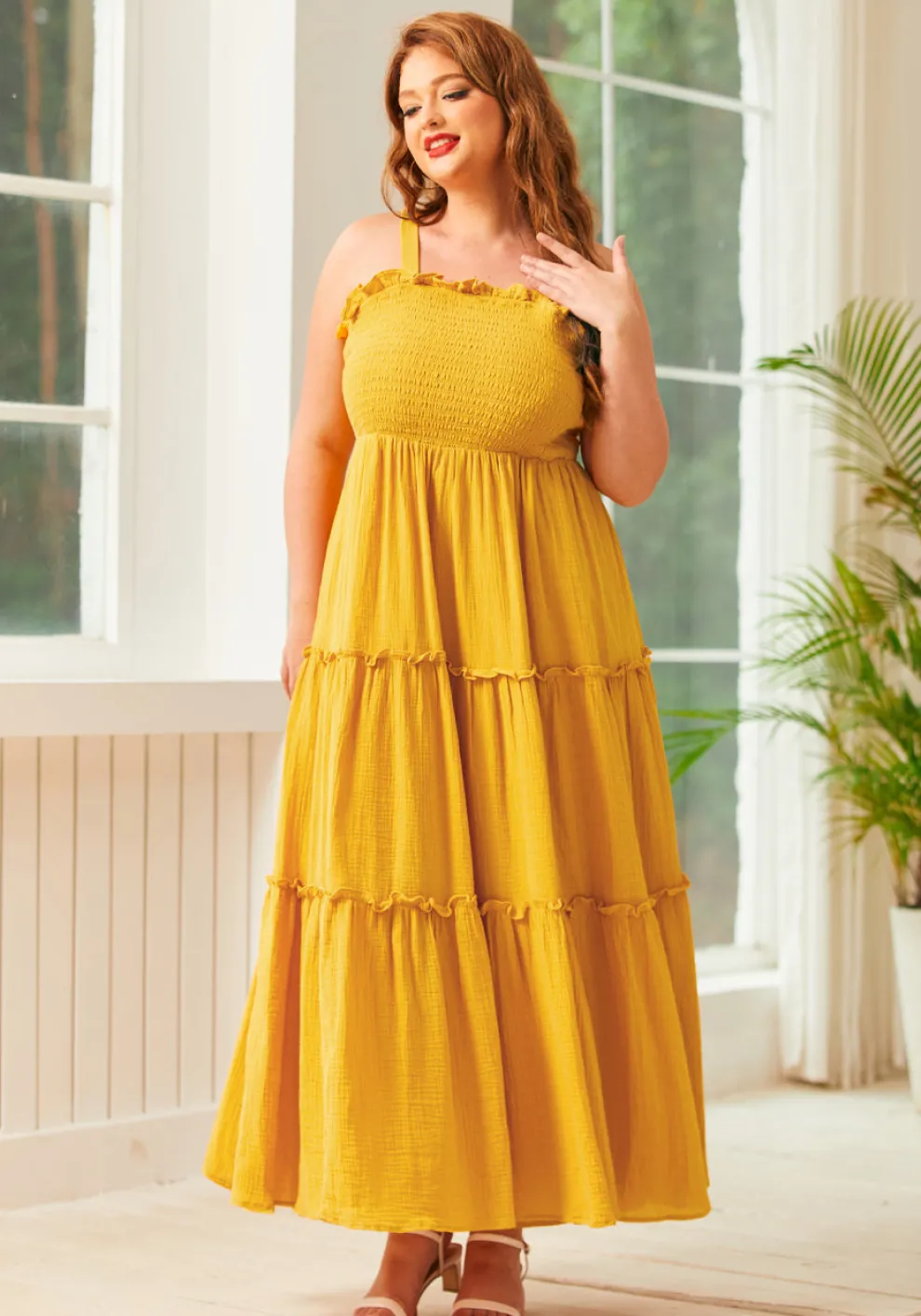 Glimmering Goddess Maxi Dress