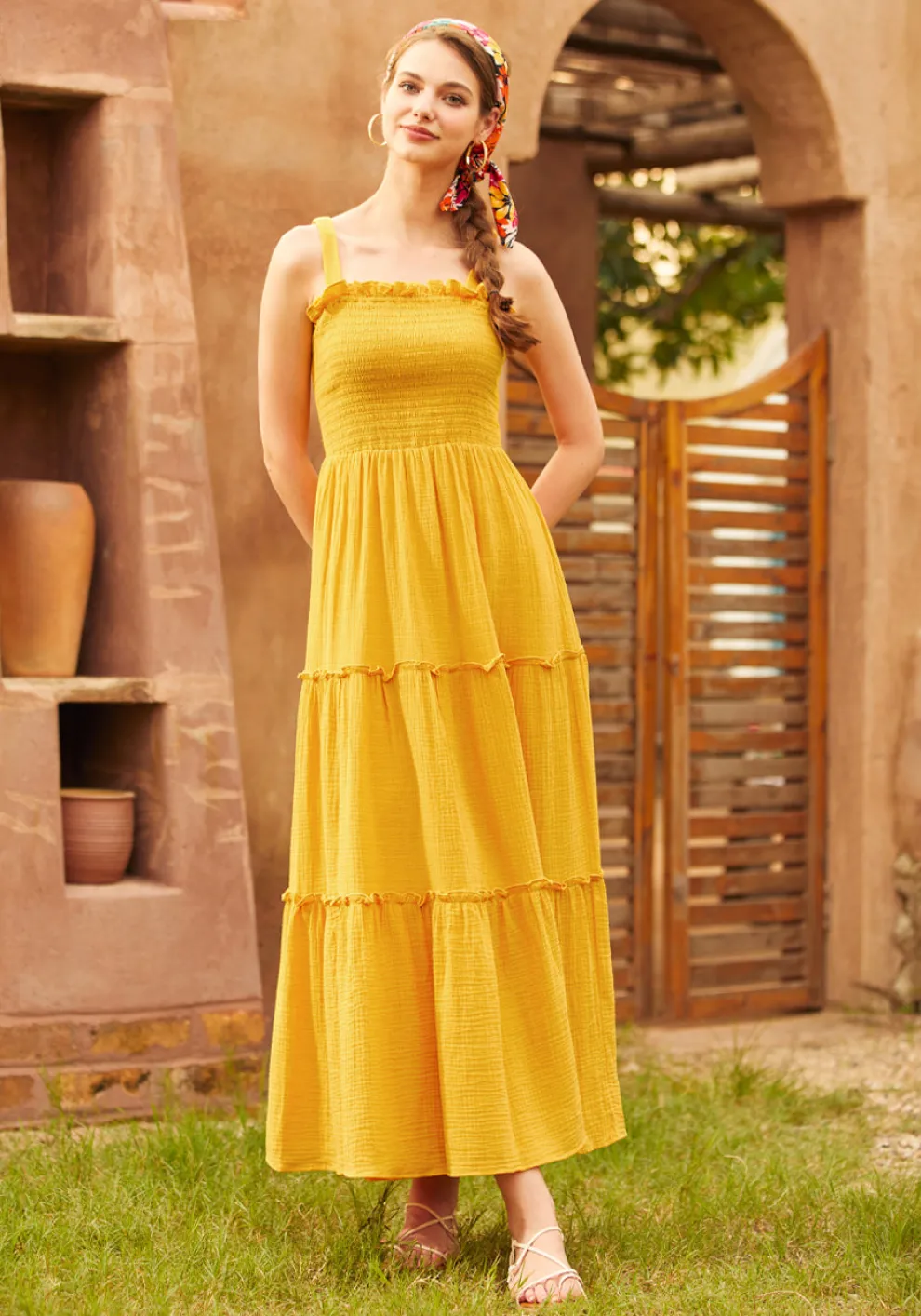 Glimmering Goddess Maxi Dress