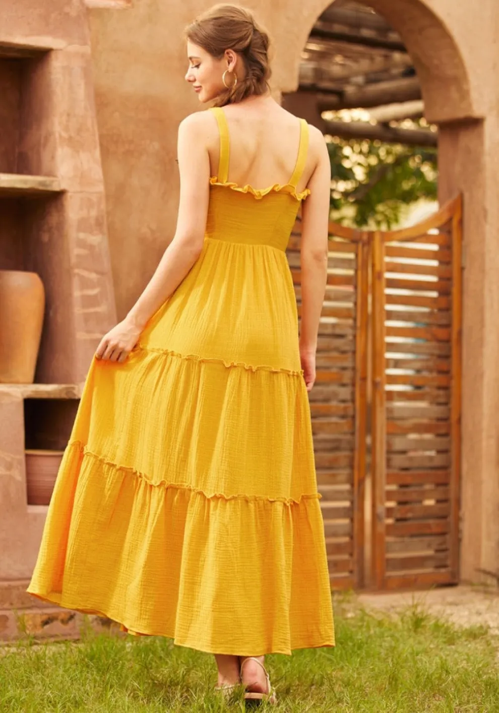 Glimmering Goddess Maxi Dress