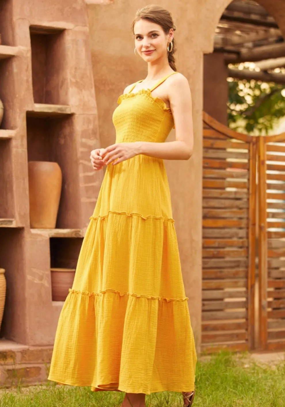 Glimmering Goddess Maxi Dress