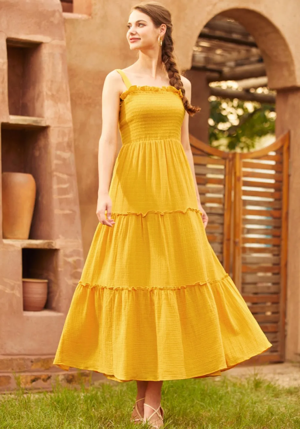 Glimmering Goddess Maxi Dress