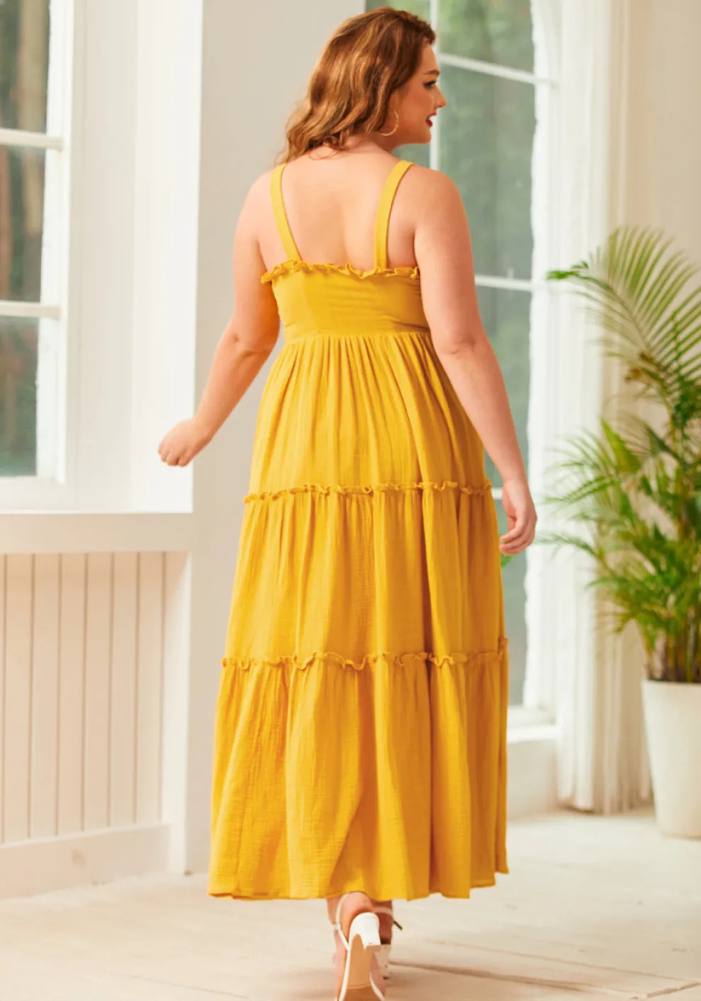 Glimmering Goddess Maxi Dress