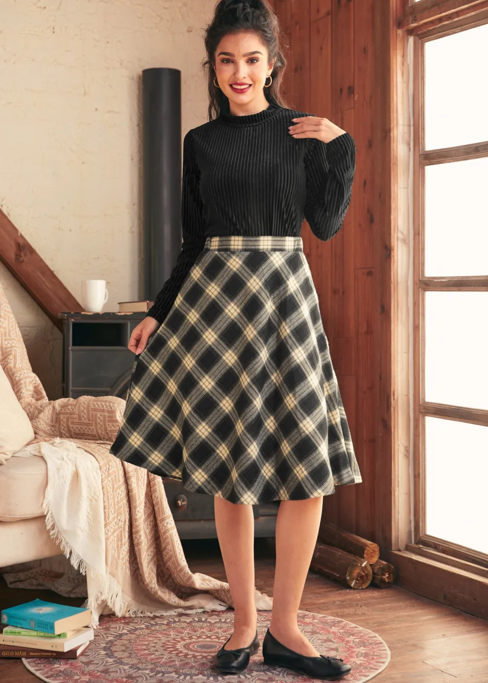 Golden Hour Gal Midi Skirt