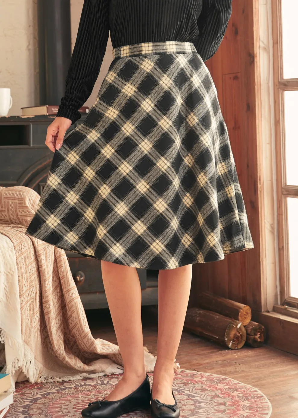 Golden Hour Gal Midi Skirt