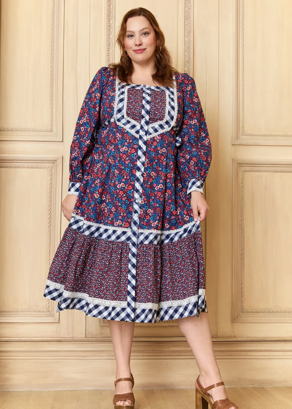 GUNNE SAX for ModCloth Veronica Midi Dress