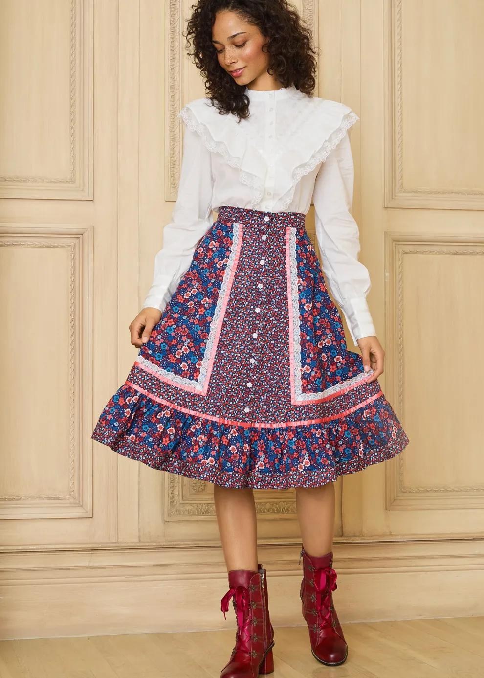 GUNNE SAX for ModCloth's Isabella Midi Skirt