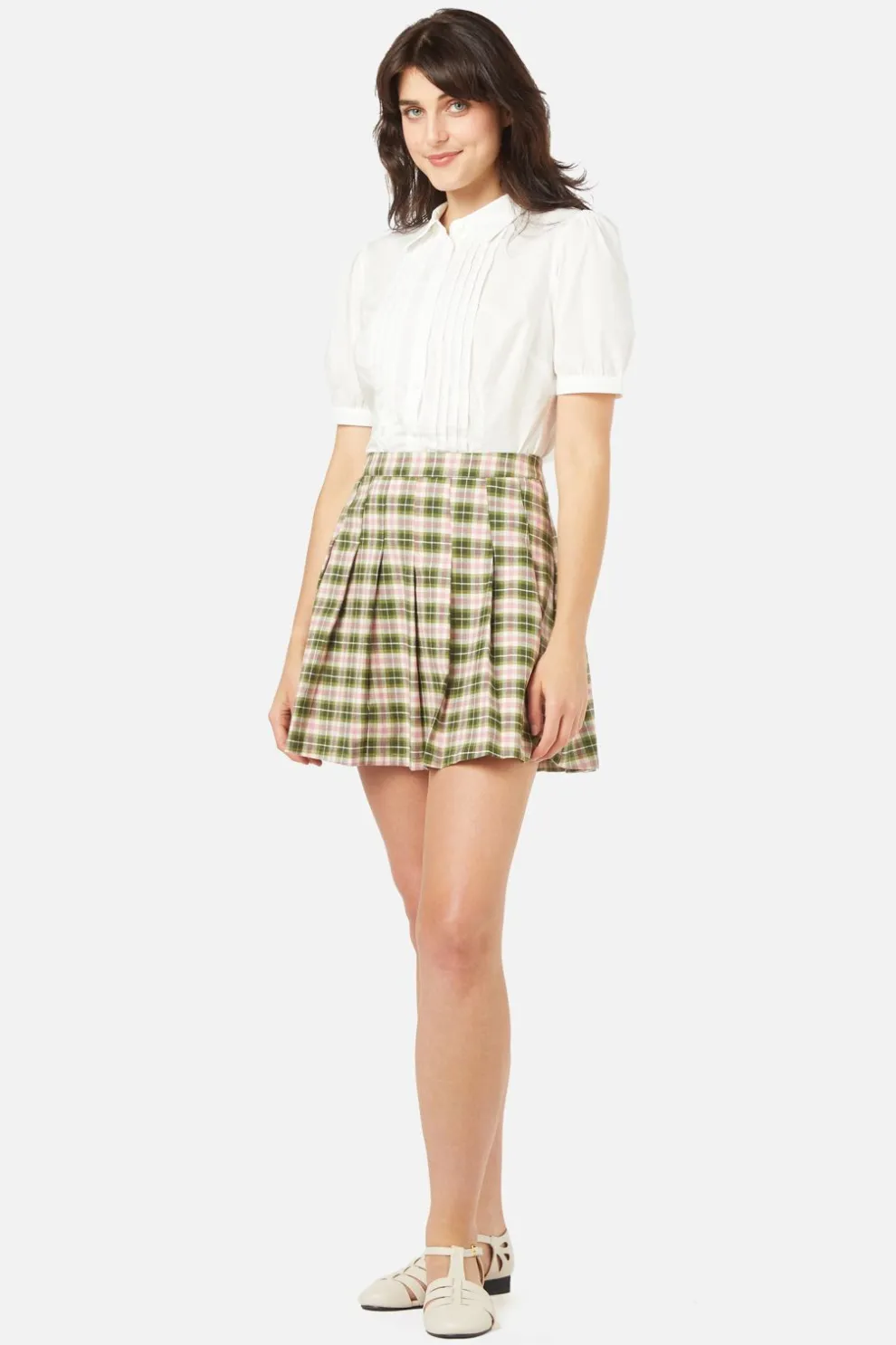 Hazel Check Skirt