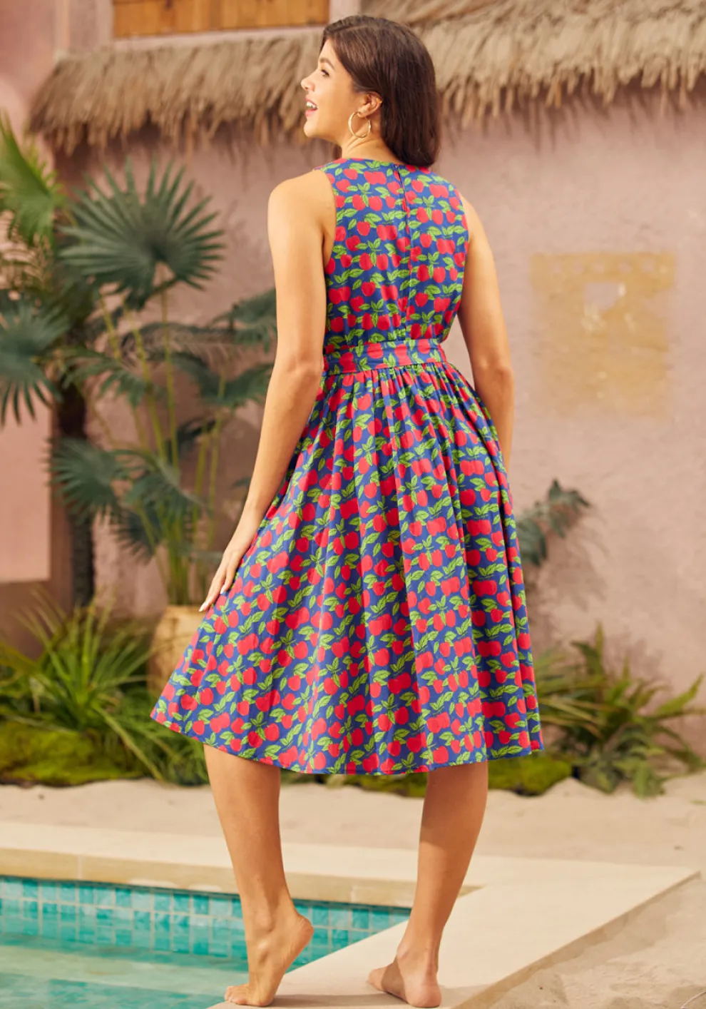 Instant Energy Faux-Wrap Dress