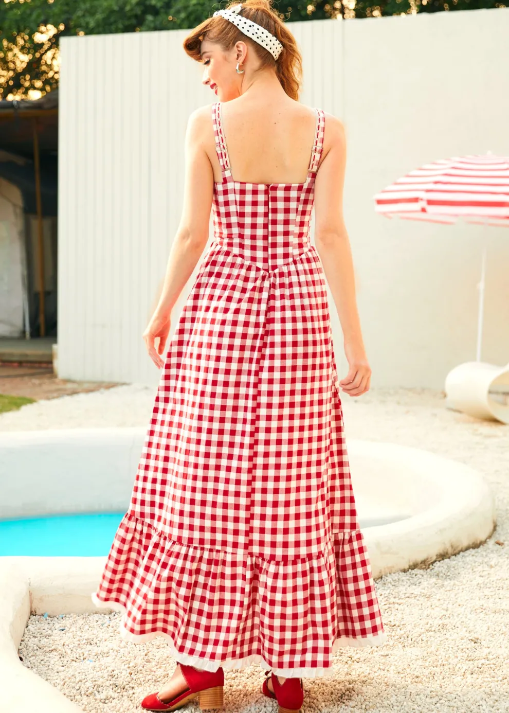 Jam Gingham Corset Dress