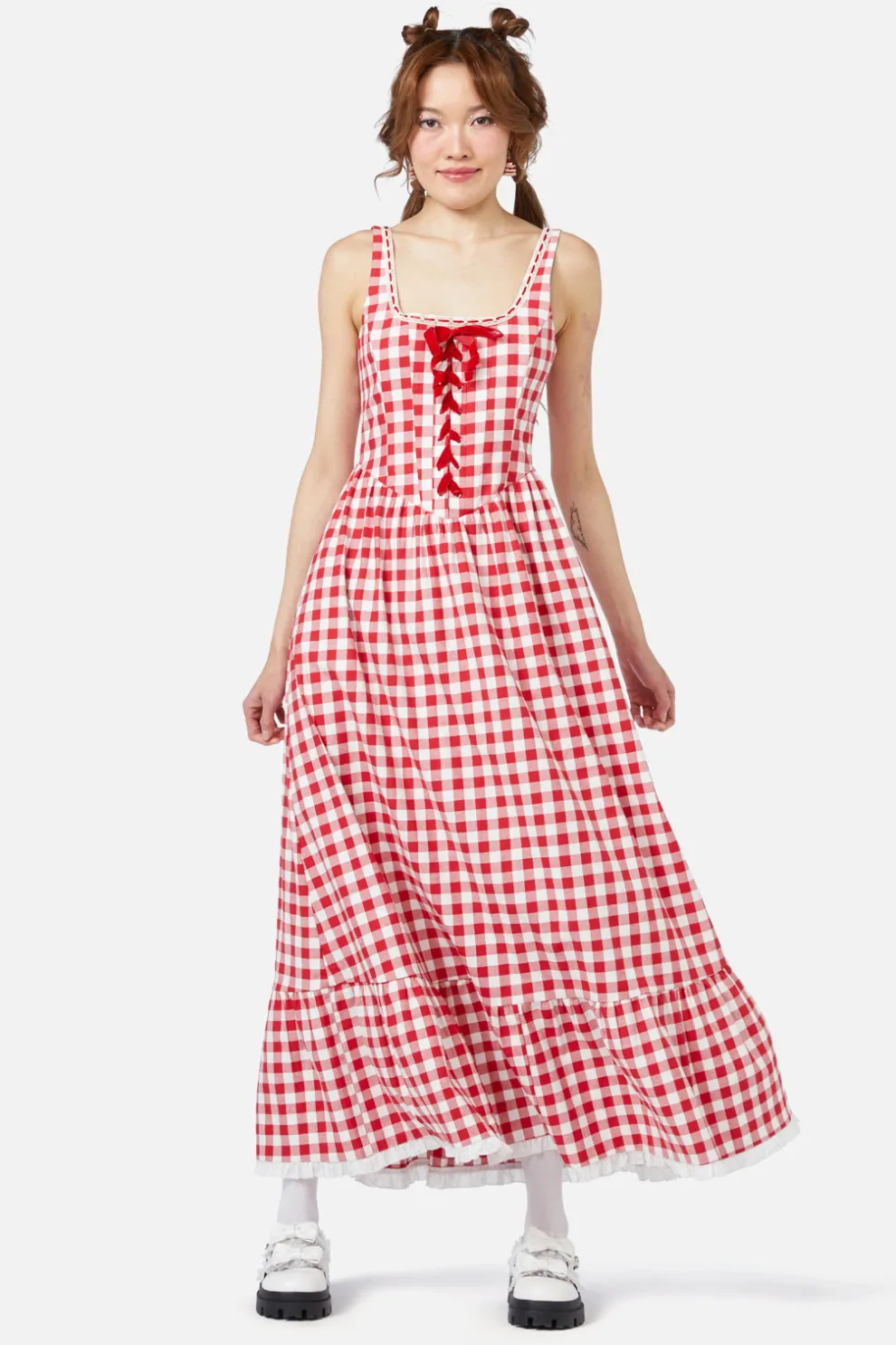 Jam Gingham Corset Dress
