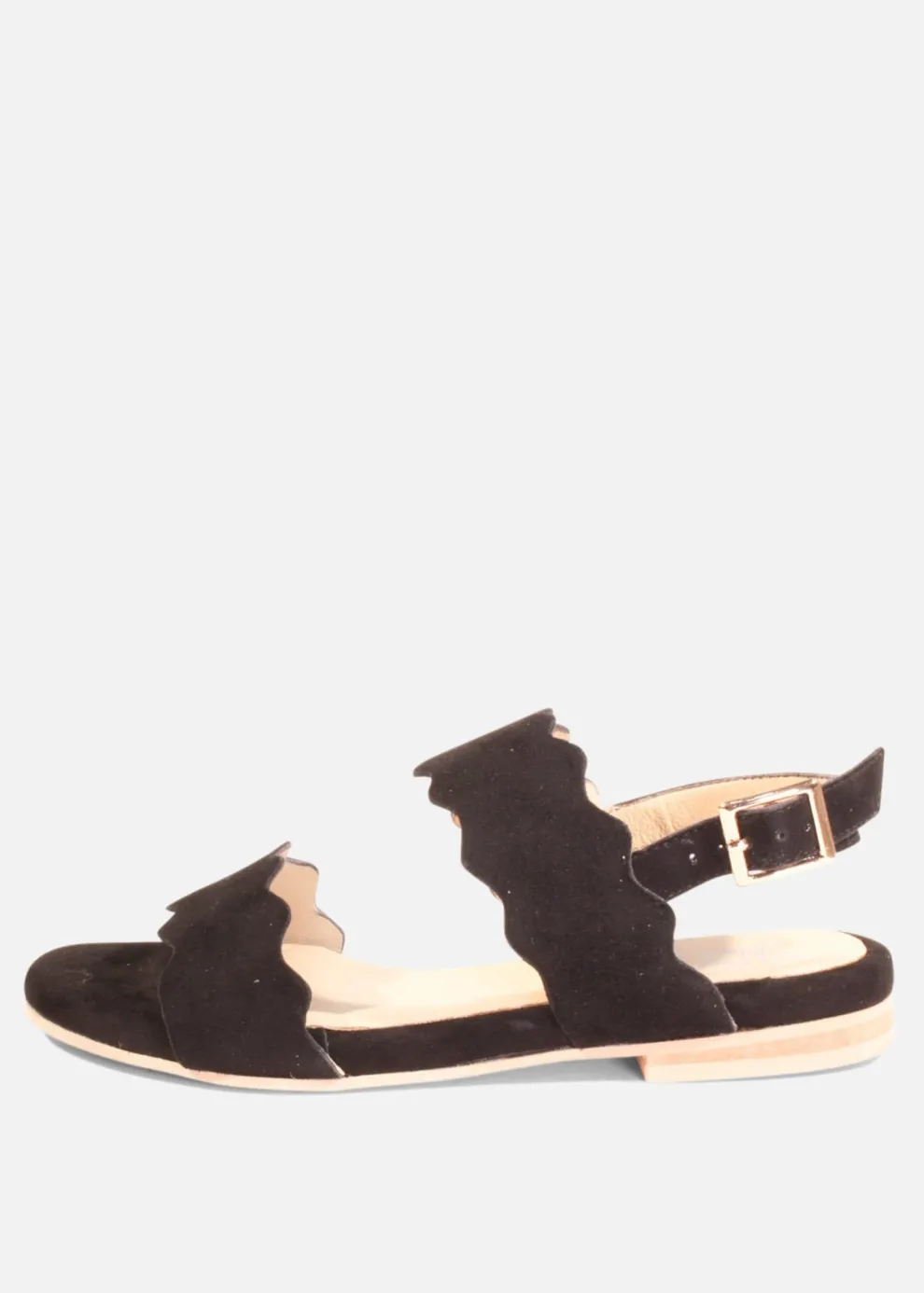 Jarden Suede Scallop Sandals