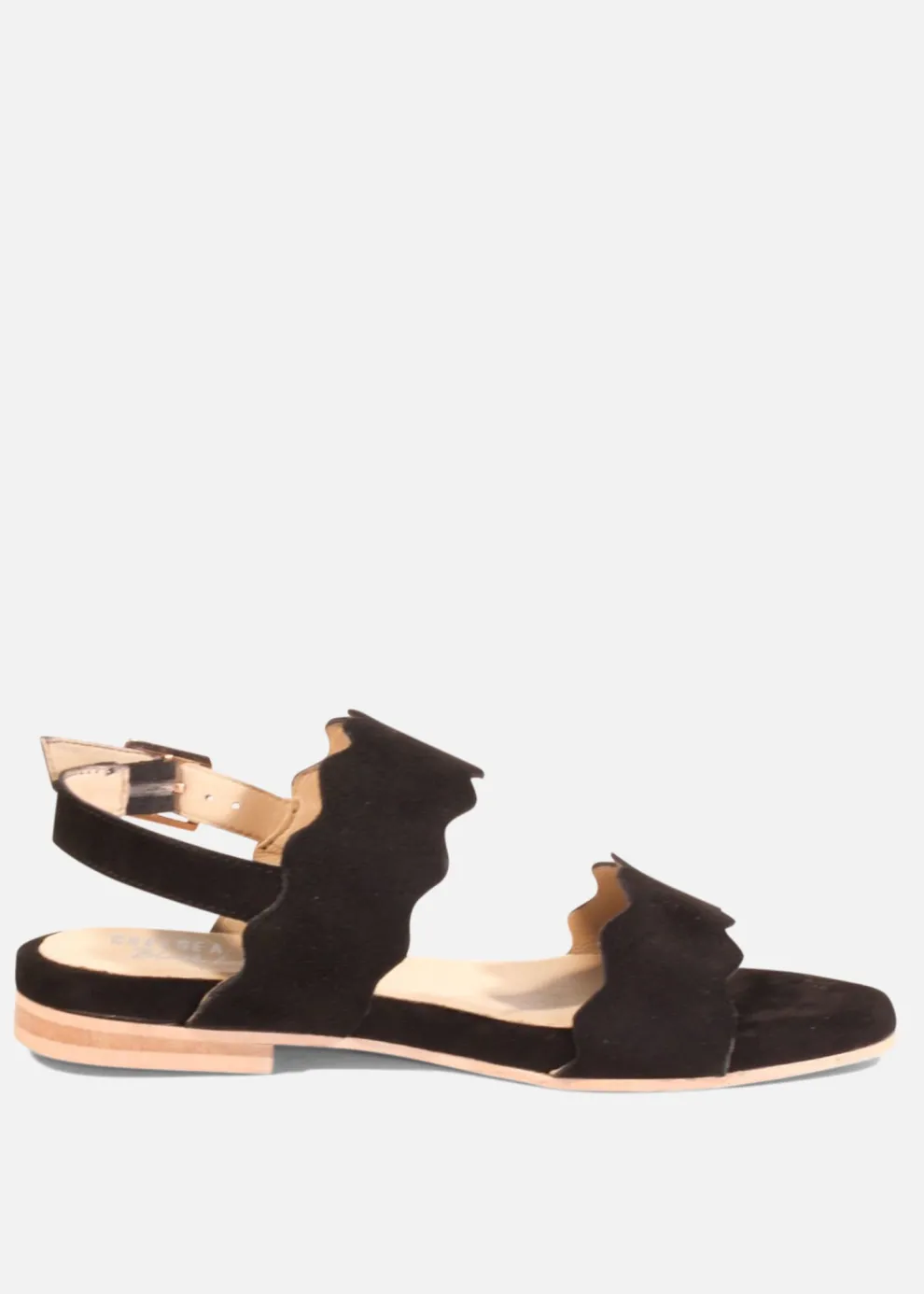 Jarden Suede Scallop Sandals
