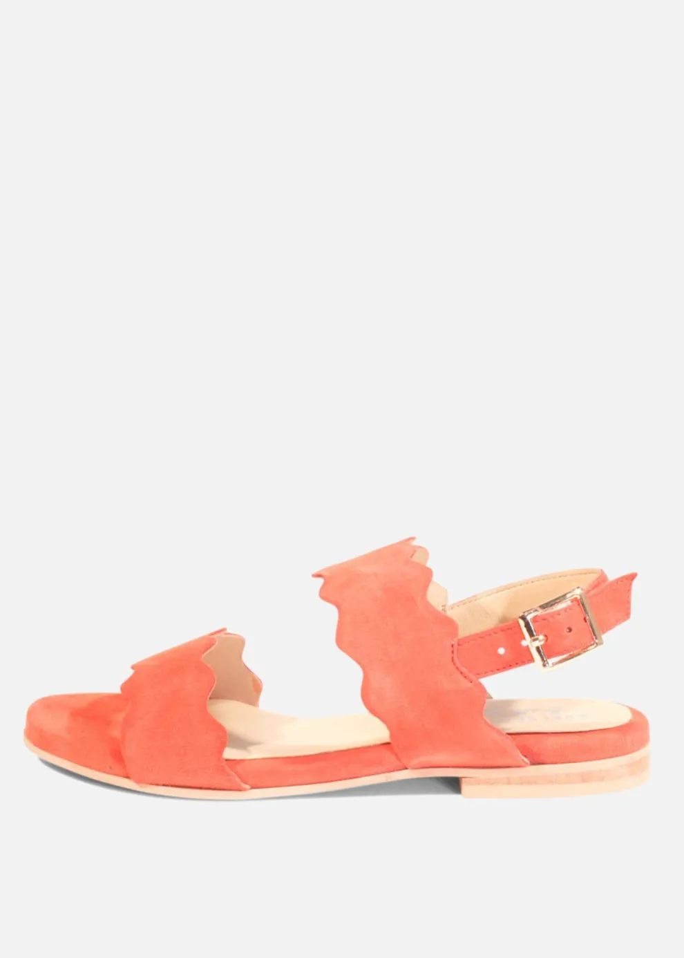 Jarden Suede Scallop Sandals