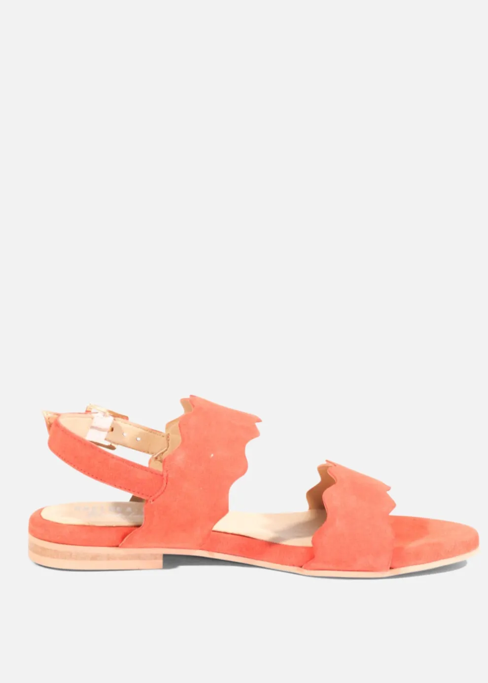 Jarden Suede Scallop Sandals