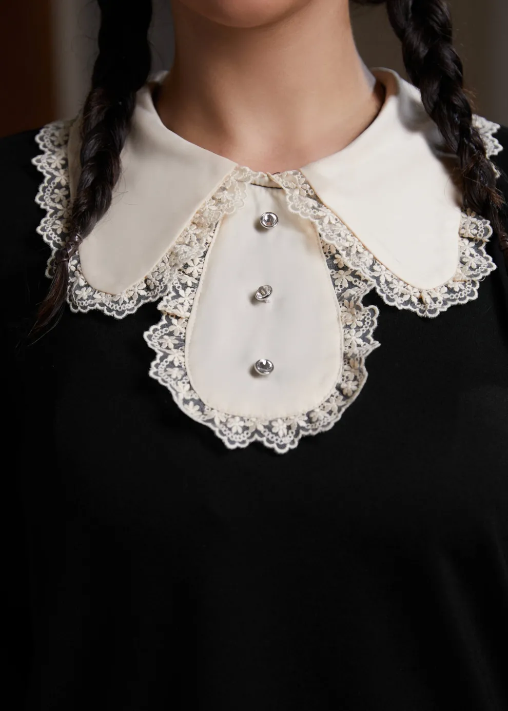 Laced Leaf Shift Dress