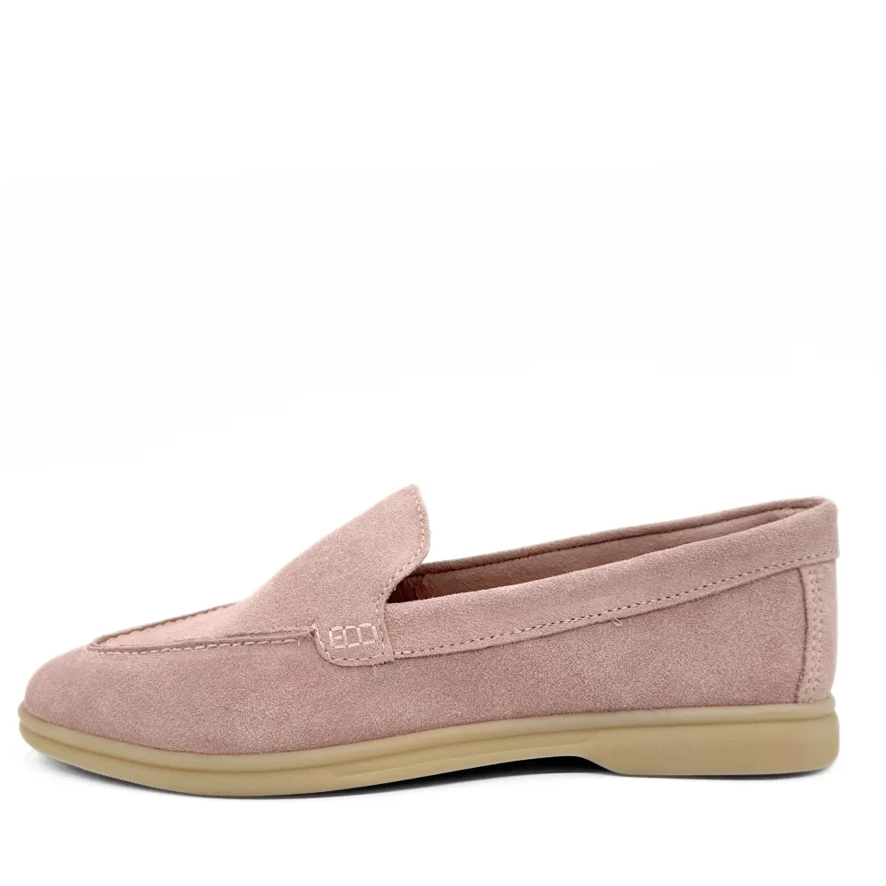 Lama Suede Loafers