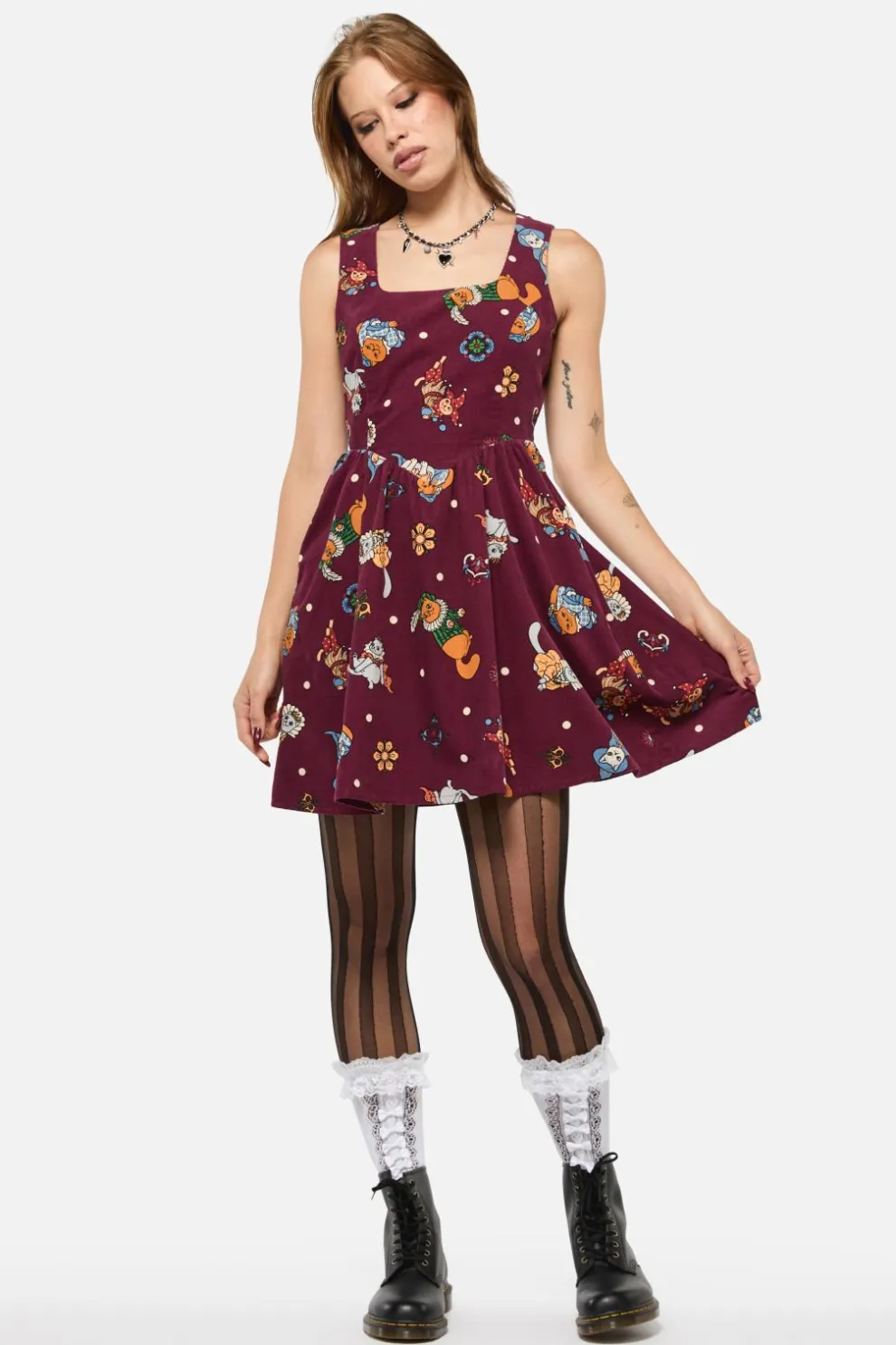 Left Right Cord Dress