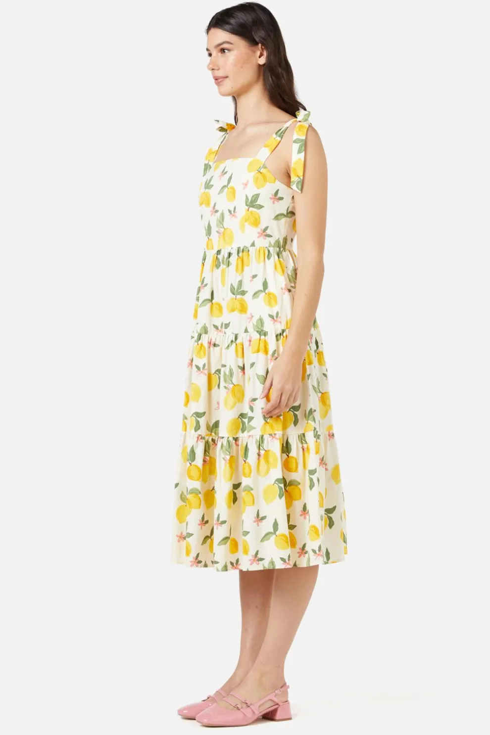 Lemon Midi Dress
