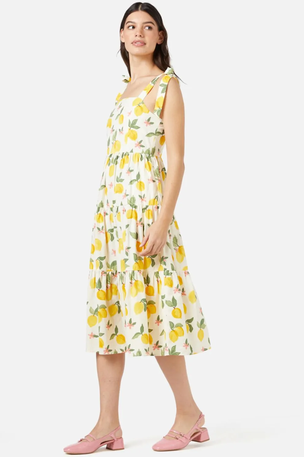 Lemon Midi Dress