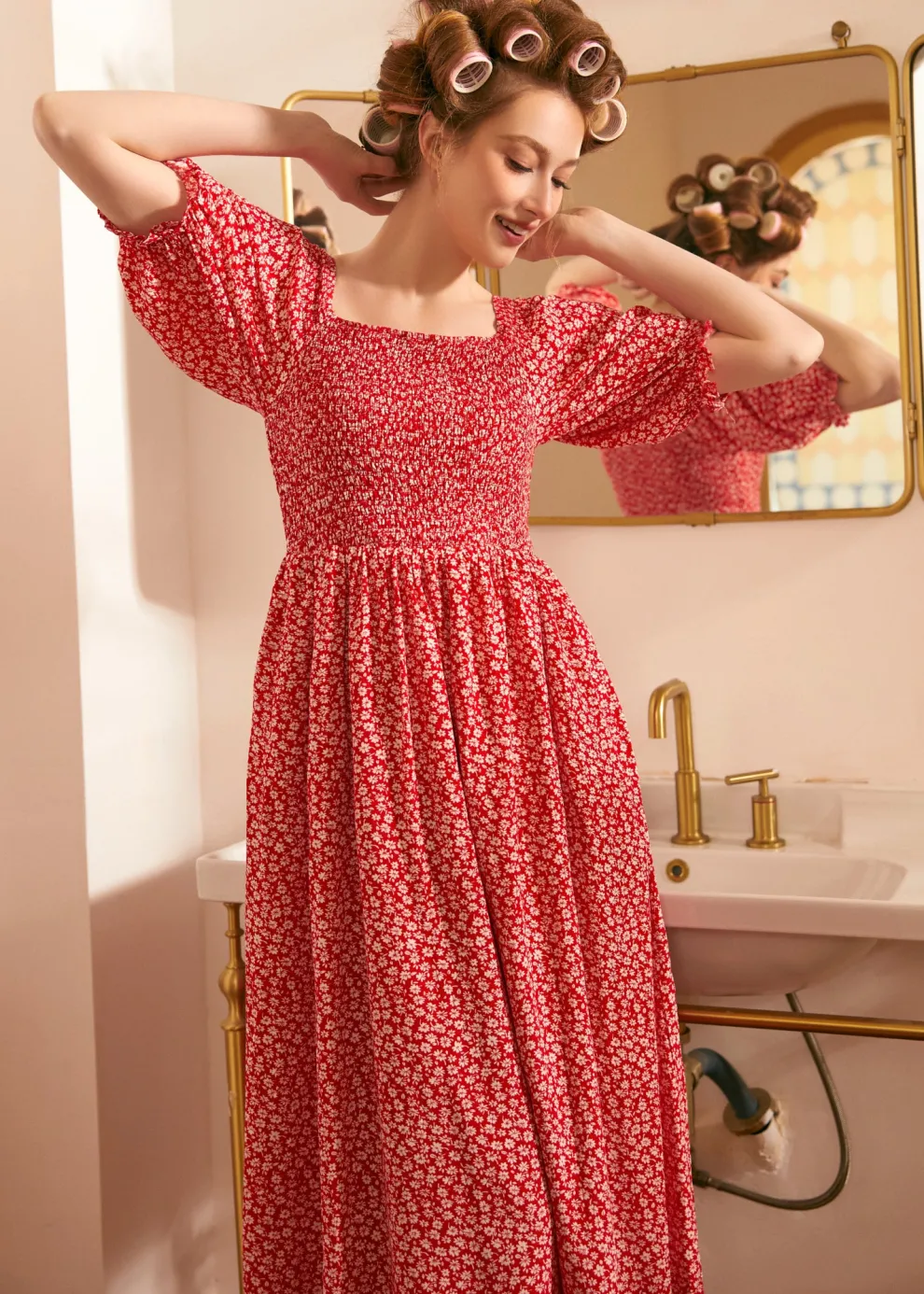 Lilting Love Short Sleeve Babydoll Dress