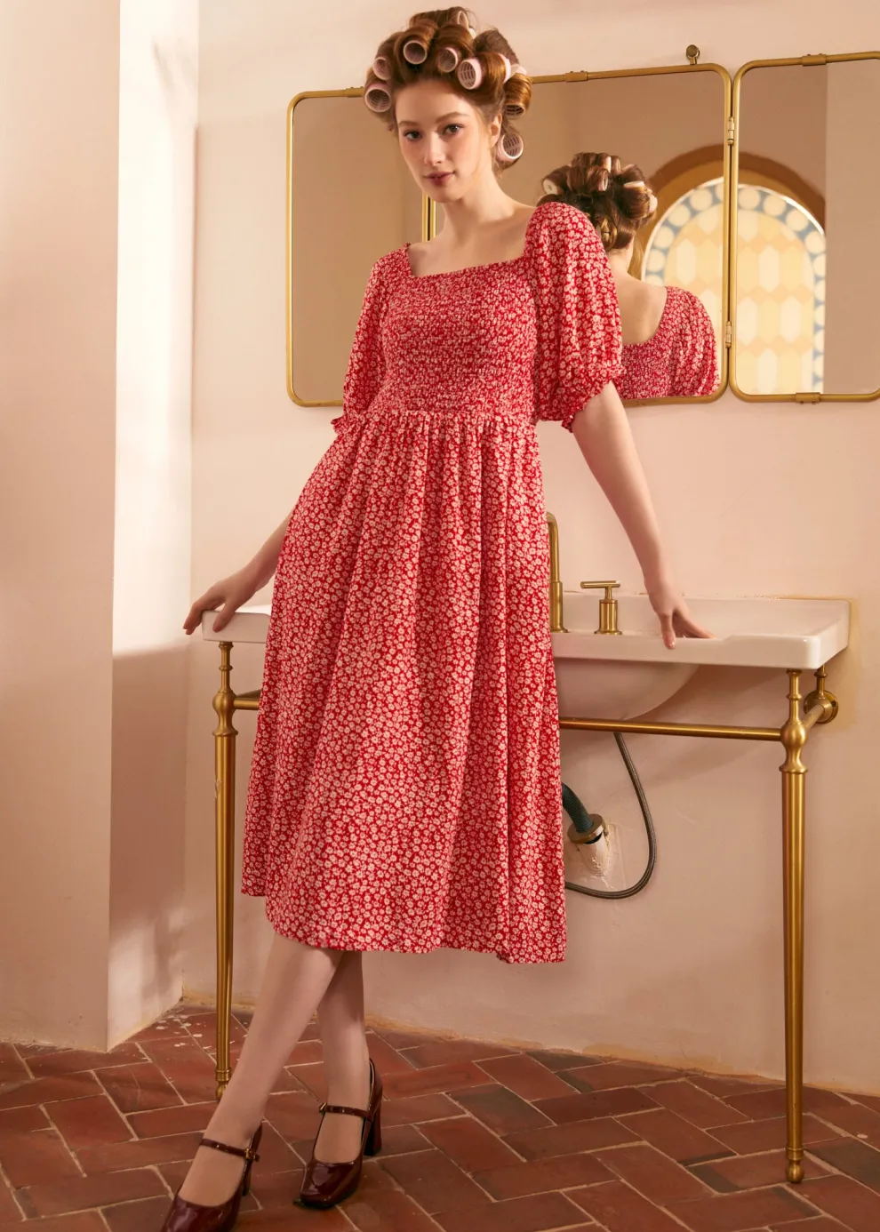 Lilting Love Short Sleeve Babydoll Dress